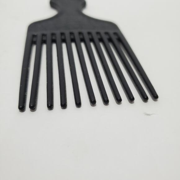 Vtg Goody Hair Pick Black Crocodile Textured 6.5” Lift & Volume Pre-Owned - Picture 7 of 7